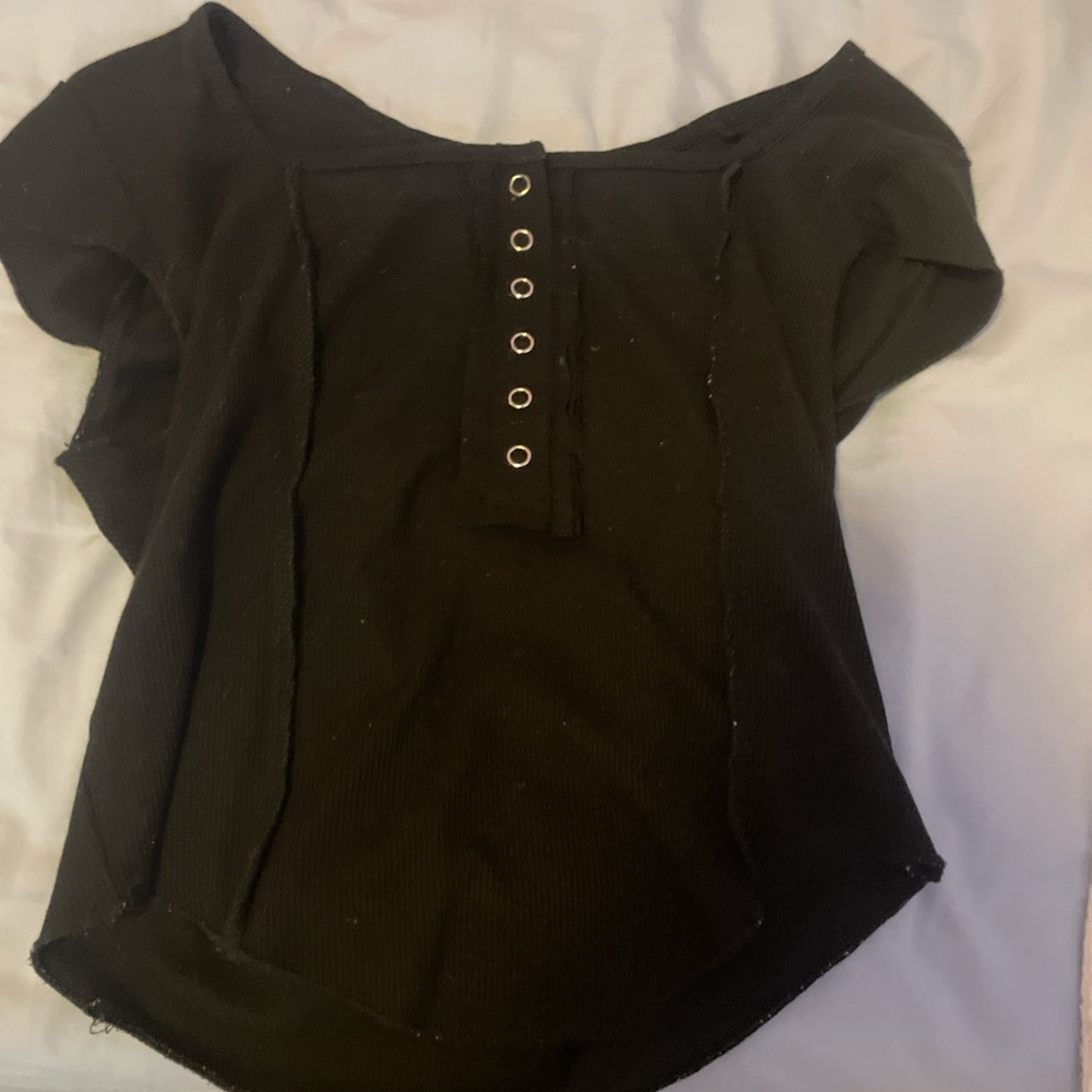 Black Off-Shoulder Top